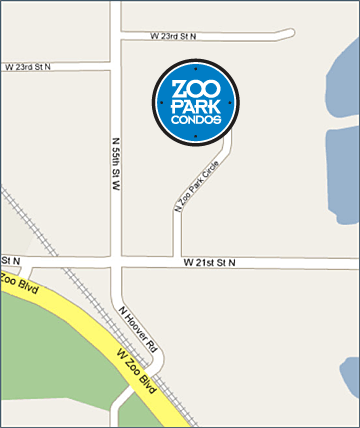 Zoo Park Condos Location Map